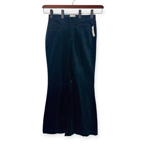 Anthropologie Pilcro Velvet Pull-On Mid-Rise Retro
Flare Jeans 30 Teal Blue - Picture 5 of 11